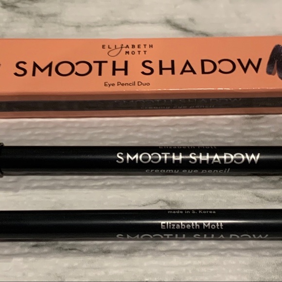 Elizabeth Mott Smooth Eye Pencil Duo Raven & Pearl - Picture 2 of 15